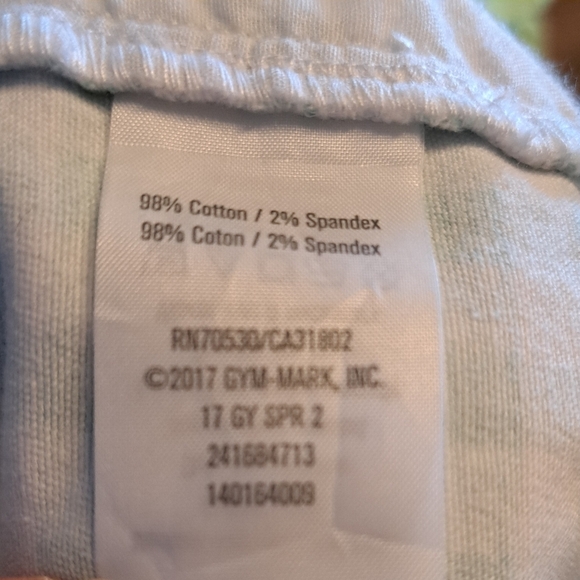 Gymboree girls size 5 gingham green & white shorts - Picture 3 of 4